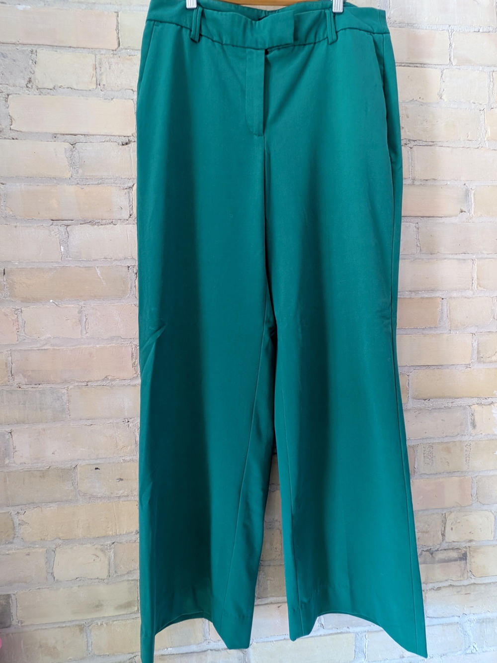 2 For $50 RW&CO. Teal Wide-Leg Trousers